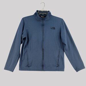 The North Face Full-Zip Blue Jacket Lightweight Fleece-Lined Mens M